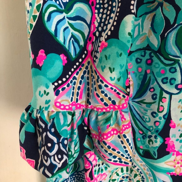 Lily Pulitzer Sophie Ruffle Dress Size XL - Picture 5 of 5